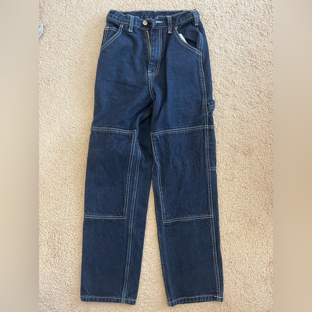 Brandy Melville Dark Wash Utility Jeans
